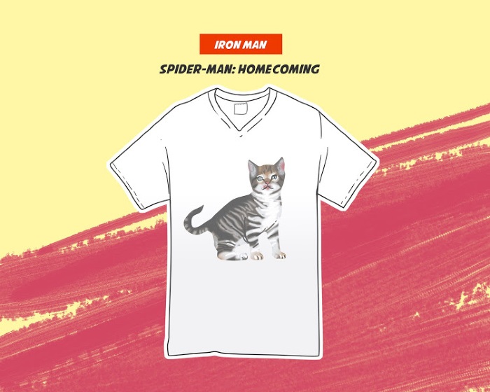 Iron Man Kitten T-Shirt Slider2