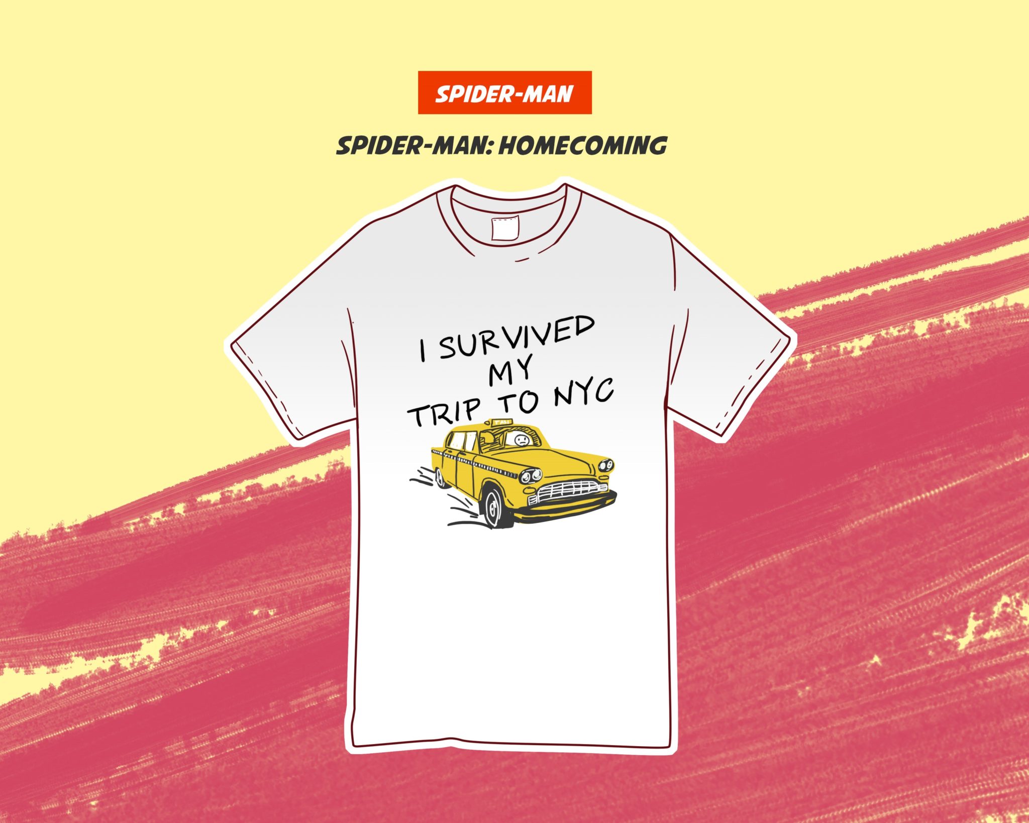 Spider-Man I Survived My Trip to NYC T-Shirt