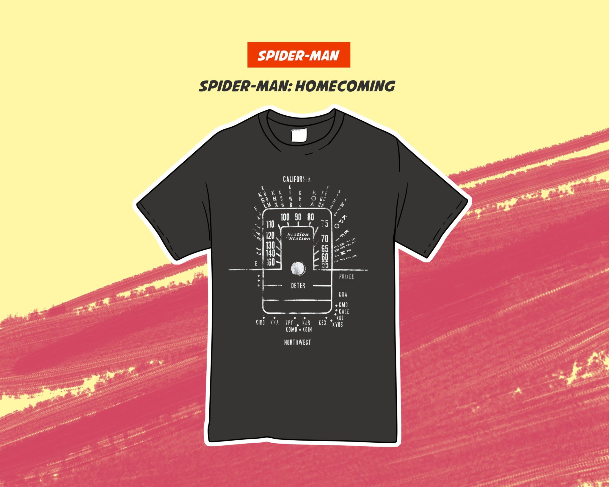 Spider-Man Vintage Radio T-Shirt