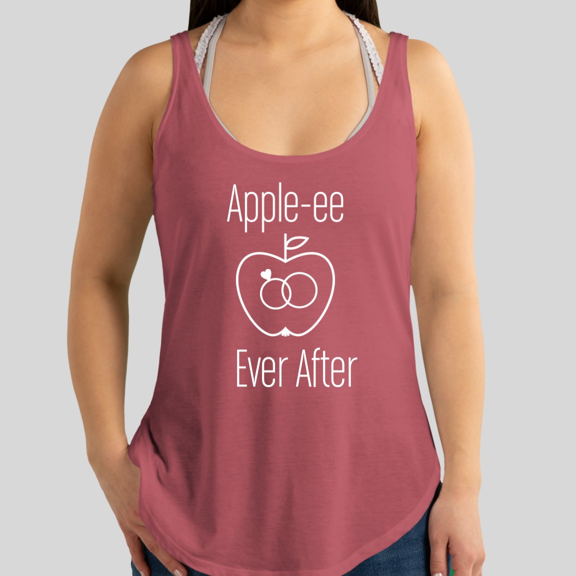 Apple-ee Ever After Custom Bride T-Shirt