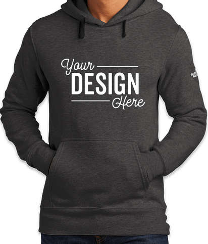 The North Face Pullover Hoodie, a custom hoodie in dark gray